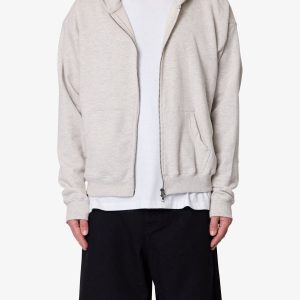 Basic Grey Zip Up Hoodie