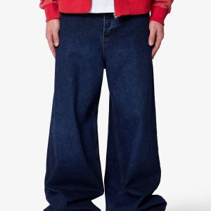 Baggy Rave Denim - Washed Dark Blue