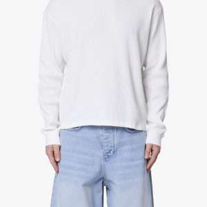 Basic Thermal L/S Tee - White