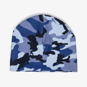Camo Beanie - Blue