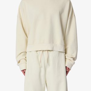 Cropped Crewneck - Off White