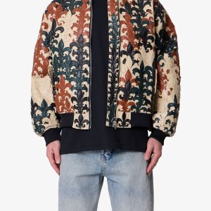 Fleur De Lis Bomber Jacket - Multi