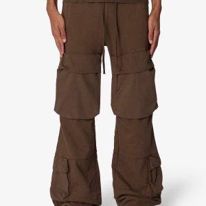Front Cargo Sweatpants - Olive