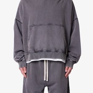 Gradient Pullover Hoodie - Vintage Black