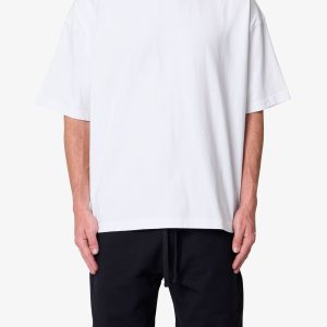 Heavy Basic Boxy Tee - White