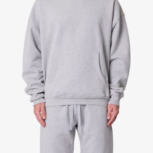 Heavy Basic Hoodie - Marled Grey