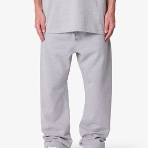 Heavy Basic Relaxed Sweatpants - Marled Grey