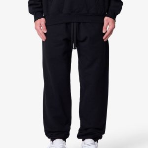Heavy Basic Sweatpants - Black