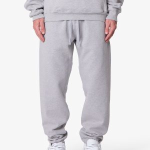 Heavy Basic Sweatpants - Marled Grey