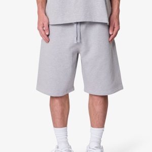 Heavy Basic Sweatshorts - Marled Grey