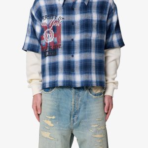 Layered Thermal S/S Shirt - Blue