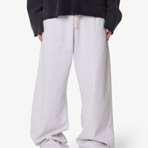 Lightweight Ultra Baggy Sweatpants - Heather Grey