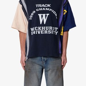 Multi Paneled Track Tee - Multi