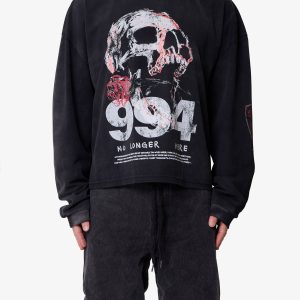 No Longer Here L/S Tee - Black