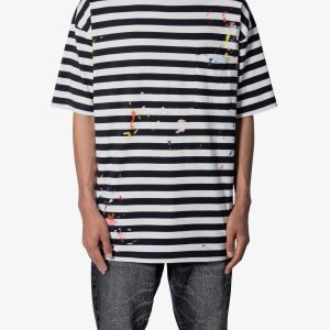 Paint Splatter Tee - Black/White