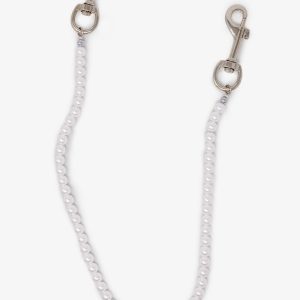 Pearl Wallet Chain - White