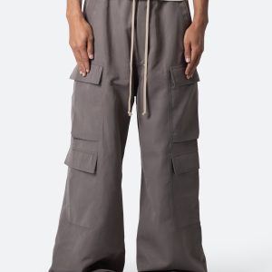 Rave Double Cargo Pants - Dusty Brown