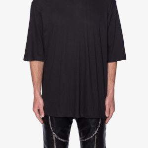 Sheer Gauze Tee - Black
