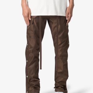 Snap Zipper II Cargo Pants - Brown