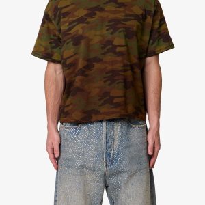 Sprayed Slub Tee - Camo