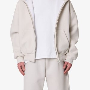 Stiff Lounge Zip Up Hoodie - Grey