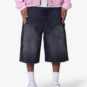 Ultra Baggy Carpenter Shorts - Washed Black