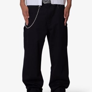 Ultra Baggy Chino Pants - Black