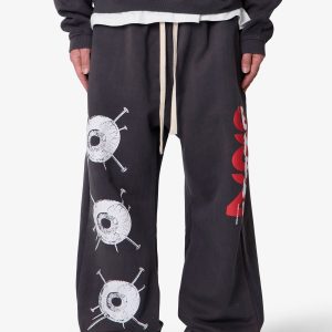 Ultra Baggy Enemy Sweatpants - Washed Black