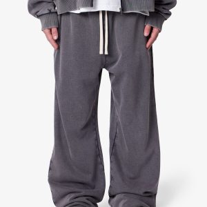 Ultra Baggy Fleece Sweatpants - Vintage Black