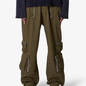 Ultra Baggy Tactical Cargo Pants - Olive