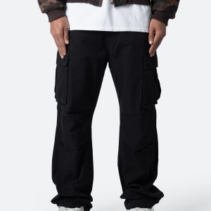 Ultra Baggy Vintage Cargo Pants - Black