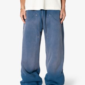 West Double Knee Sweatpants - Blue